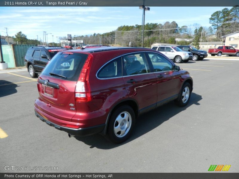 Tango Red Pearl / Gray 2011 Honda CR-V LX