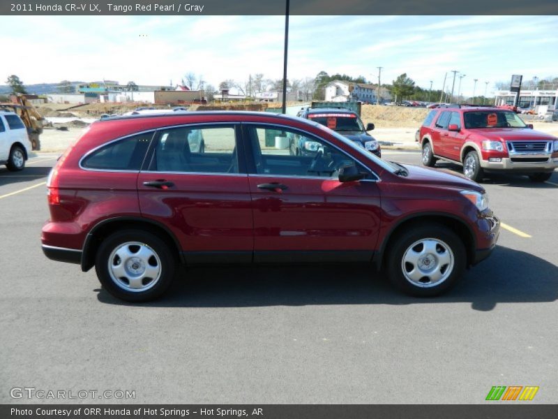 Tango Red Pearl / Gray 2011 Honda CR-V LX