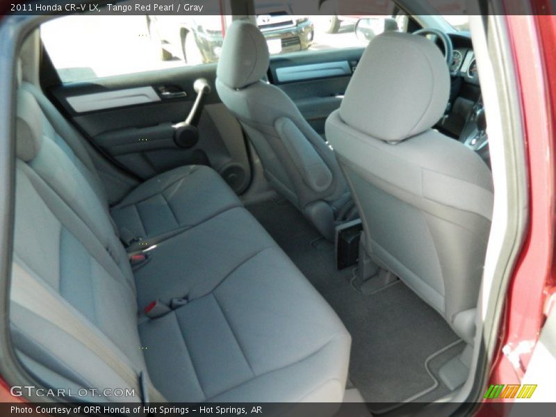 Tango Red Pearl / Gray 2011 Honda CR-V LX