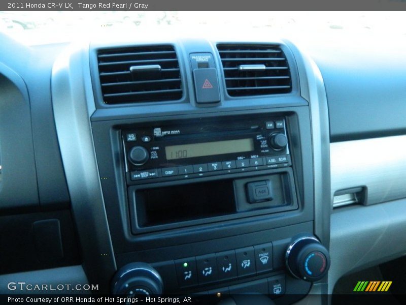 Tango Red Pearl / Gray 2011 Honda CR-V LX