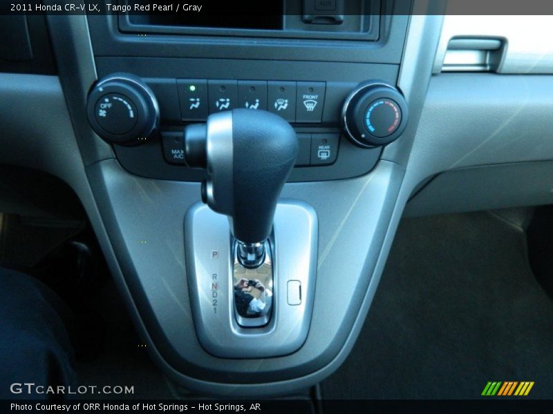 Tango Red Pearl / Gray 2011 Honda CR-V LX