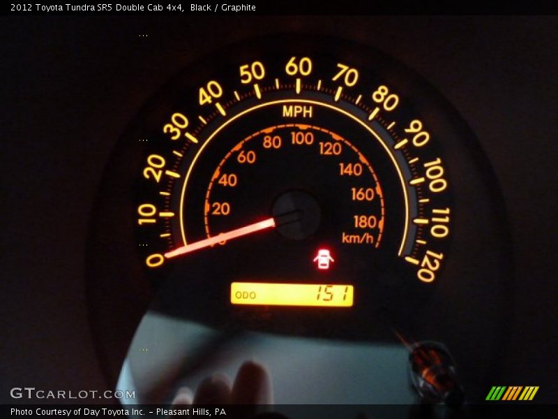 Black / Graphite 2012 Toyota Tundra SR5 Double Cab 4x4