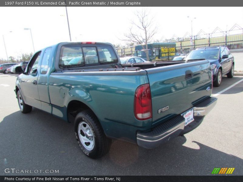 Pacific Green Metallic / Medium Graphite 1997 Ford F150 XL Extended Cab
