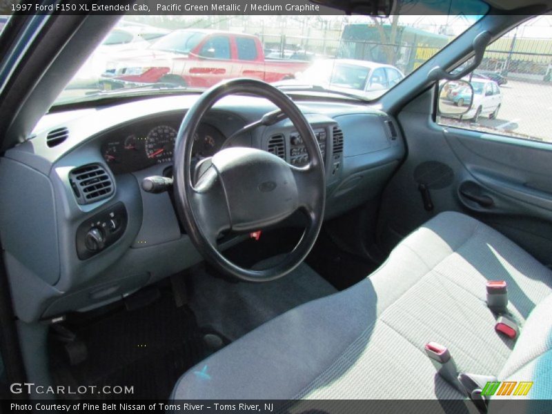 Medium Graphite Interior - 1997 F150 XL Extended Cab 