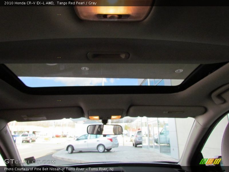 Tango Red Pearl / Gray 2010 Honda CR-V EX-L AWD