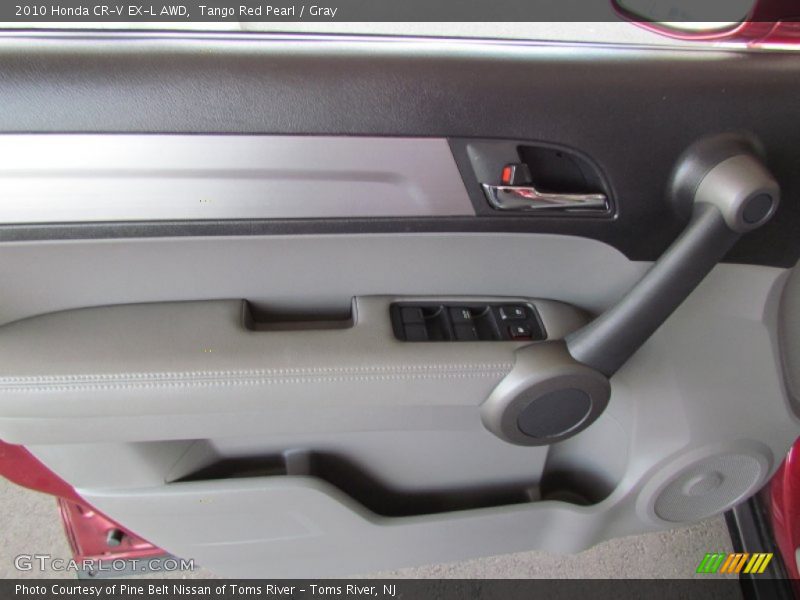 Tango Red Pearl / Gray 2010 Honda CR-V EX-L AWD