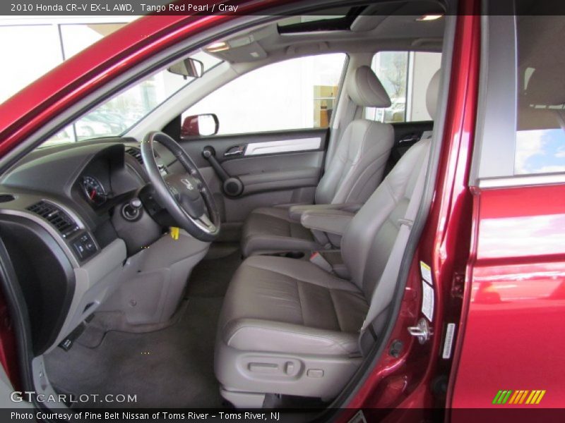Tango Red Pearl / Gray 2010 Honda CR-V EX-L AWD