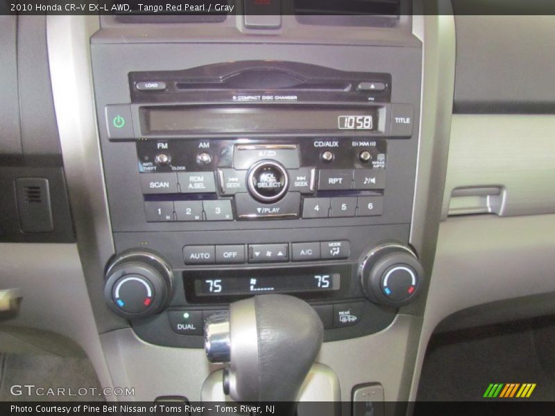 Tango Red Pearl / Gray 2010 Honda CR-V EX-L AWD
