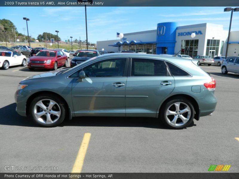 Aloe Green Metallic / Ivory 2009 Toyota Venza V6 AWD
