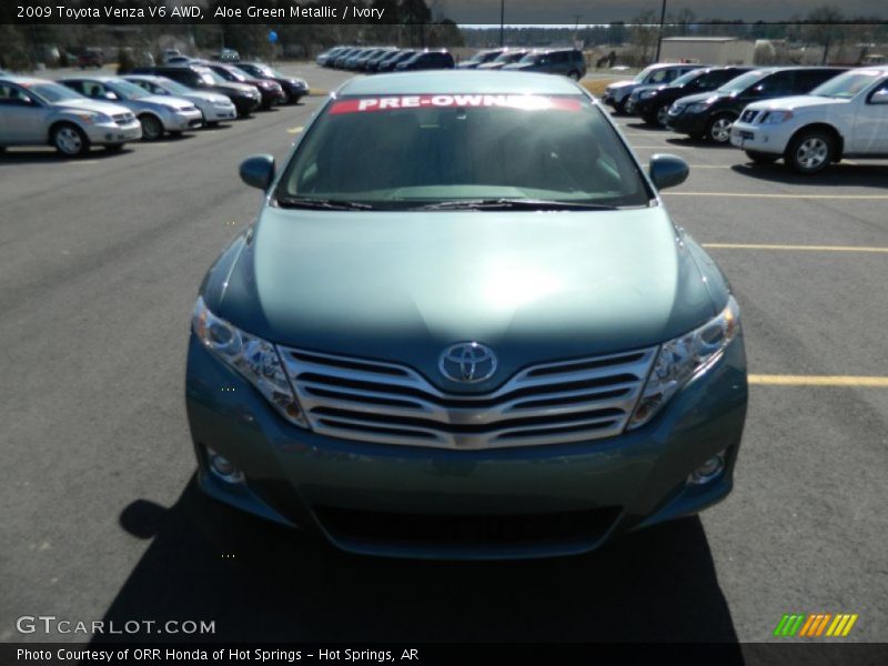 Aloe Green Metallic / Ivory 2009 Toyota Venza V6 AWD