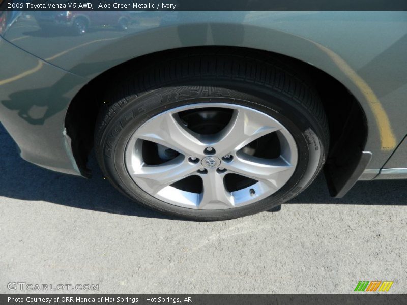 Aloe Green Metallic / Ivory 2009 Toyota Venza V6 AWD