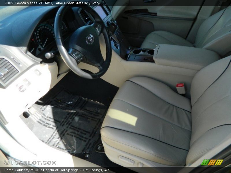 Aloe Green Metallic / Ivory 2009 Toyota Venza V6 AWD
