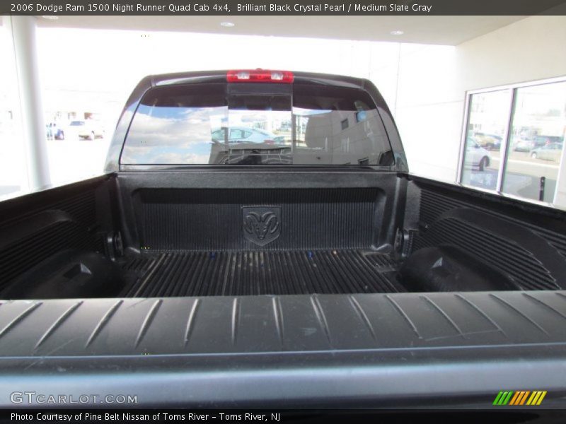 Brilliant Black Crystal Pearl / Medium Slate Gray 2006 Dodge Ram 1500 Night Runner Quad Cab 4x4