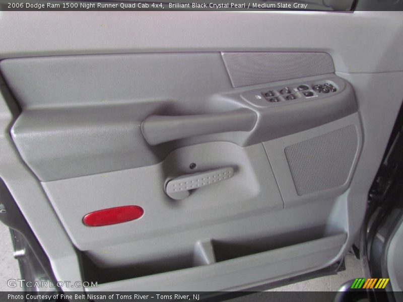 Brilliant Black Crystal Pearl / Medium Slate Gray 2006 Dodge Ram 1500 Night Runner Quad Cab 4x4