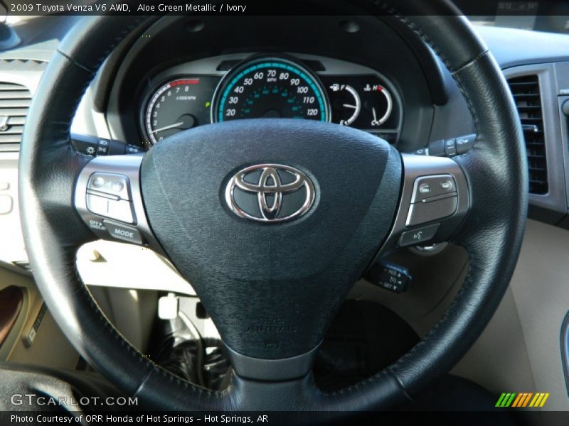 Aloe Green Metallic / Ivory 2009 Toyota Venza V6 AWD