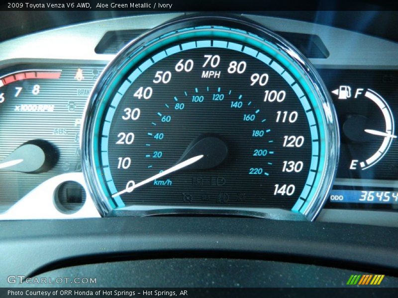 Aloe Green Metallic / Ivory 2009 Toyota Venza V6 AWD