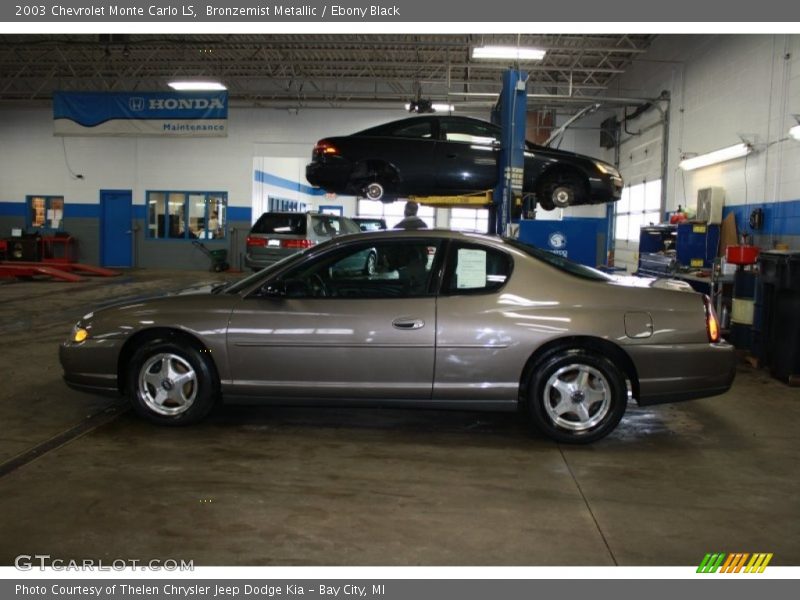 Bronzemist Metallic / Ebony Black 2003 Chevrolet Monte Carlo LS