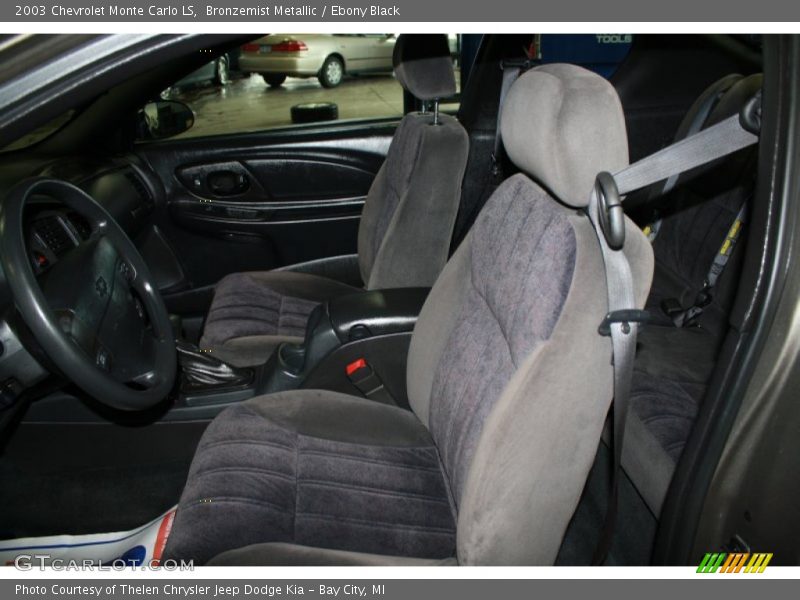 Bronzemist Metallic / Ebony Black 2003 Chevrolet Monte Carlo LS