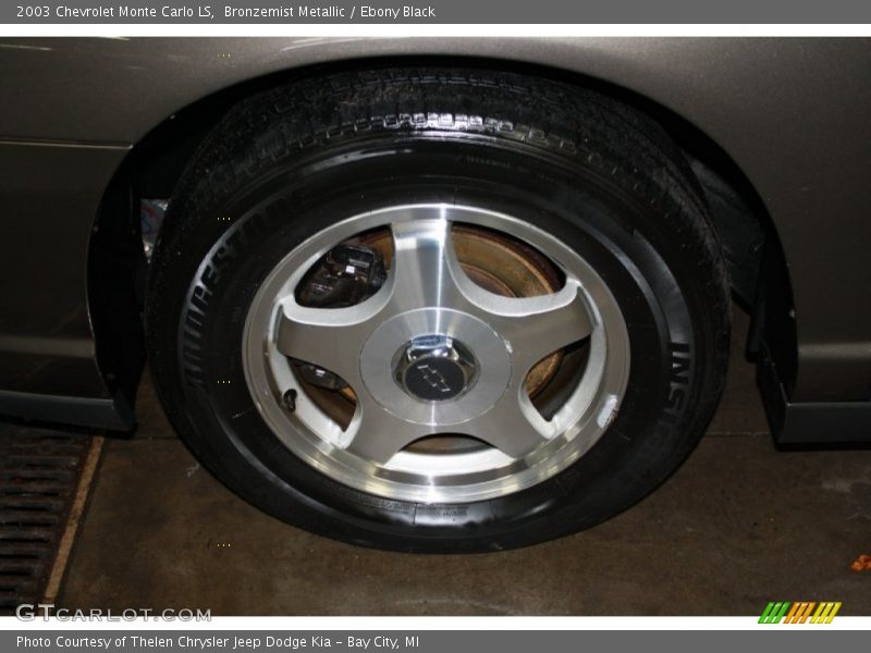 Bronzemist Metallic / Ebony Black 2003 Chevrolet Monte Carlo LS