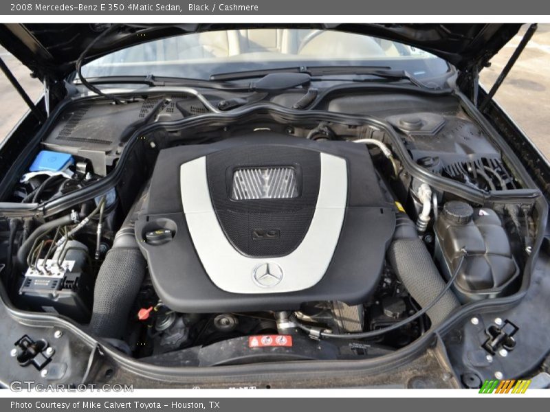Black / Cashmere 2008 Mercedes-Benz E 350 4Matic Sedan