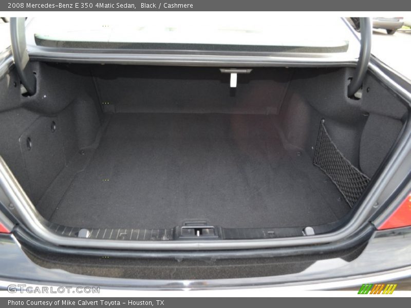 Black / Cashmere 2008 Mercedes-Benz E 350 4Matic Sedan