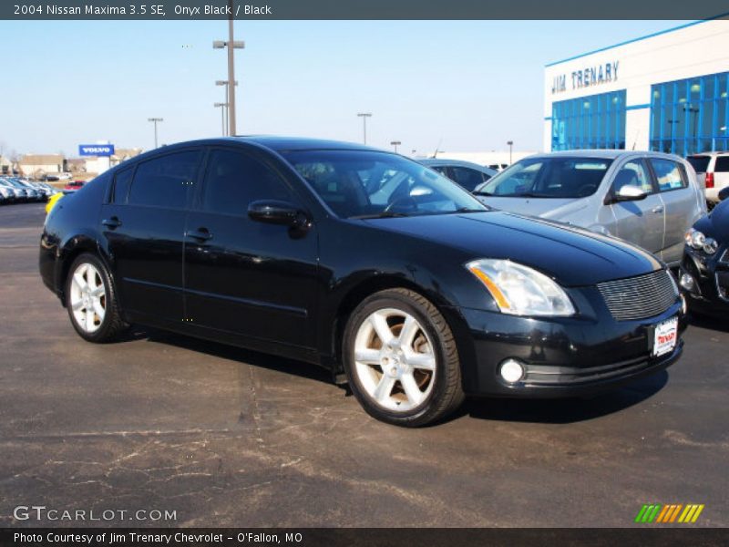 Onyx Black / Black 2004 Nissan Maxima 3.5 SE
