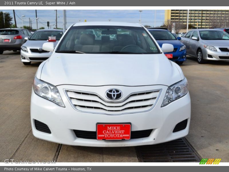 Super White / Ash 2011 Toyota Camry LE