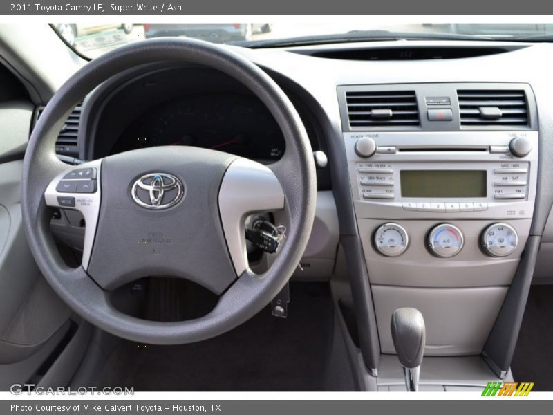 Super White / Ash 2011 Toyota Camry LE