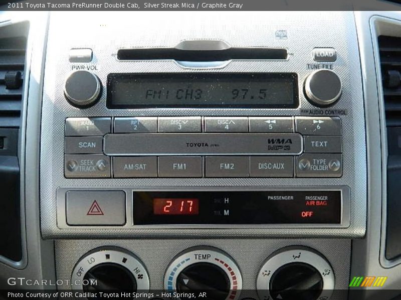 Silver Streak Mica / Graphite Gray 2011 Toyota Tacoma PreRunner Double Cab