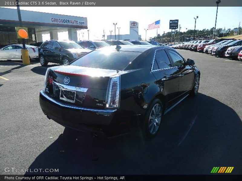 Black Raven / Ebony 2011 Cadillac CTS 3.6 Sedan