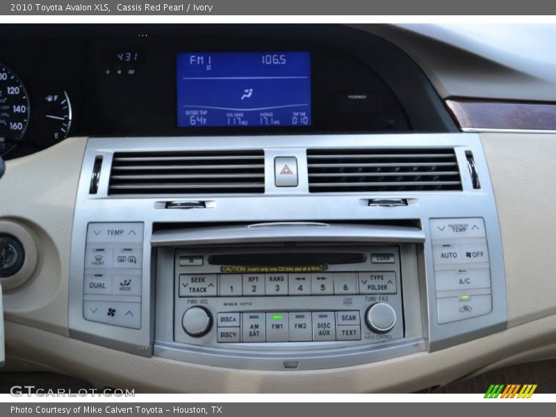 Cassis Red Pearl / Ivory 2010 Toyota Avalon XLS