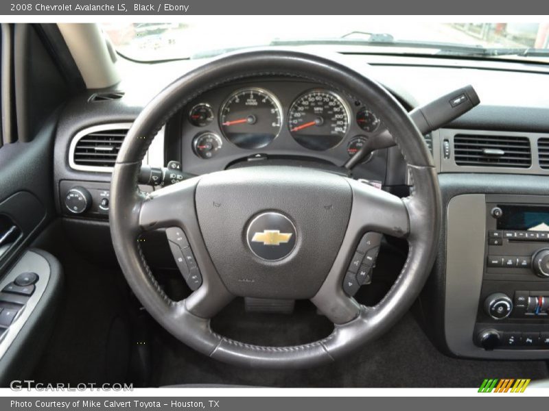 Black / Ebony 2008 Chevrolet Avalanche LS