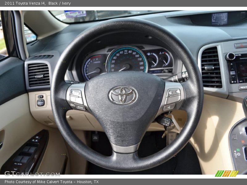 Black / Ivory 2011 Toyota Venza I4