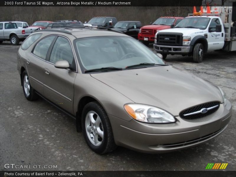 Arizona Beige Metallic / Medium Parchment 2003 Ford Taurus SE Wagon