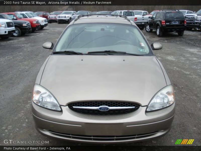 Arizona Beige Metallic / Medium Parchment 2003 Ford Taurus SE Wagon