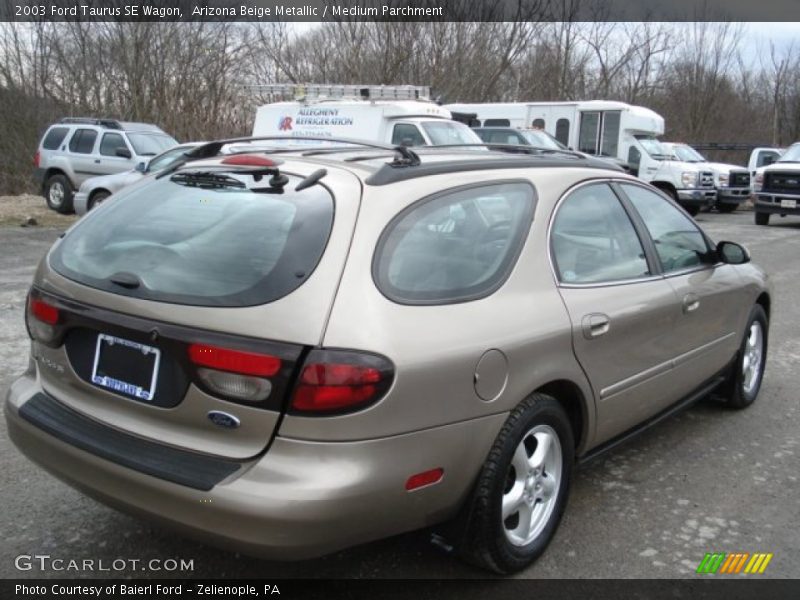 Arizona Beige Metallic / Medium Parchment 2003 Ford Taurus SE Wagon