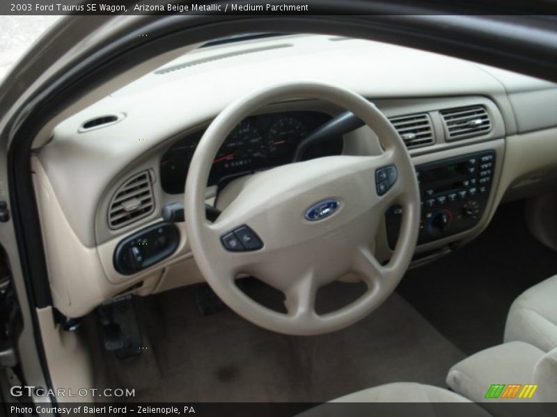 Arizona Beige Metallic / Medium Parchment 2003 Ford Taurus SE Wagon