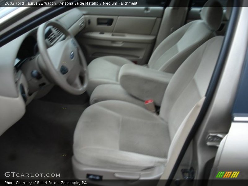 Arizona Beige Metallic / Medium Parchment 2003 Ford Taurus SE Wagon