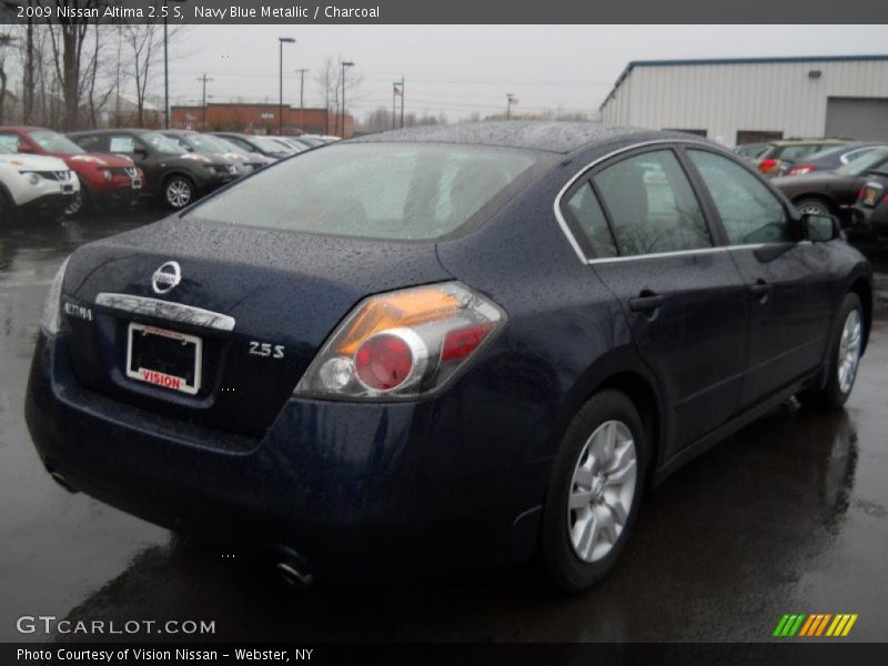 Navy Blue Metallic / Charcoal 2009 Nissan Altima 2.5 S