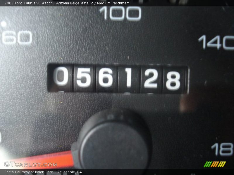 Arizona Beige Metallic / Medium Parchment 2003 Ford Taurus SE Wagon