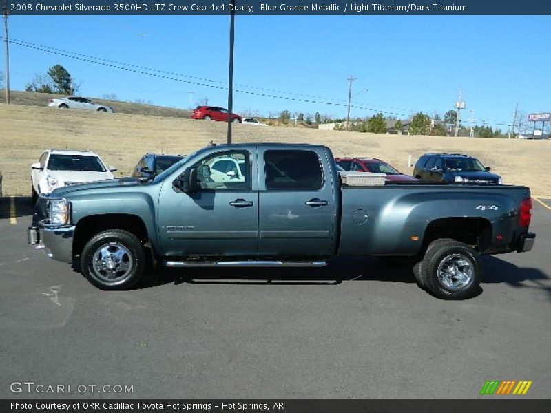  2008 Silverado 3500HD LTZ Crew Cab 4x4 Dually Blue Granite Metallic