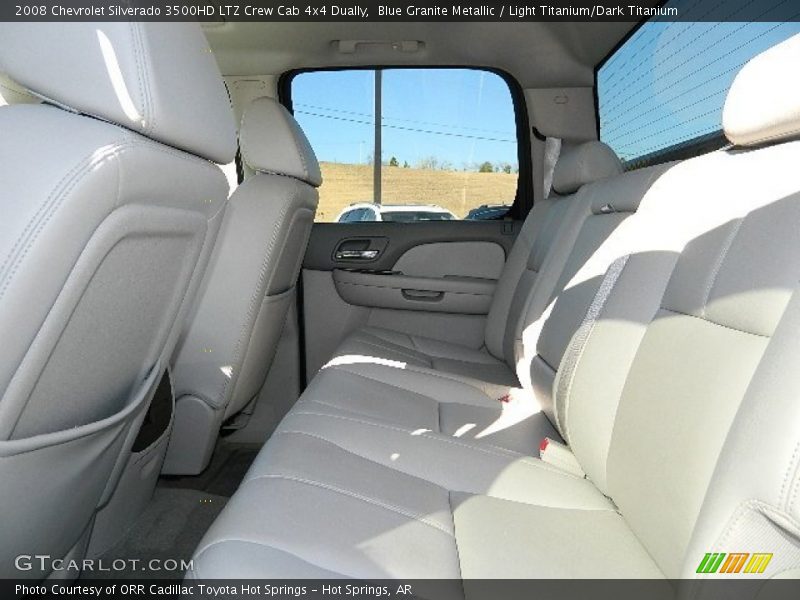 Blue Granite Metallic / Light Titanium/Dark Titanium 2008 Chevrolet Silverado 3500HD LTZ Crew Cab 4x4 Dually