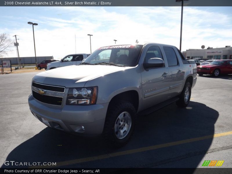 Silver Birch Metallic / Ebony 2008 Chevrolet Avalanche LT 4x4