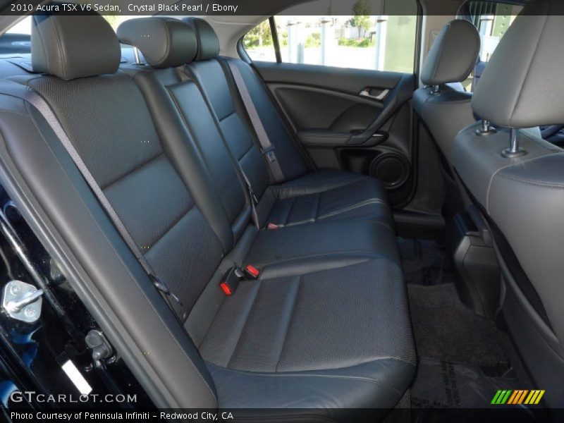 Crystal Black Pearl / Ebony 2010 Acura TSX V6 Sedan