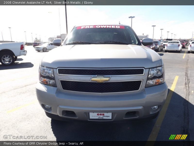 Silver Birch Metallic / Ebony 2008 Chevrolet Avalanche LT 4x4