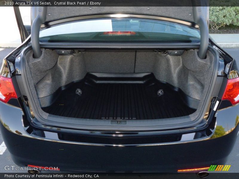 Crystal Black Pearl / Ebony 2010 Acura TSX V6 Sedan