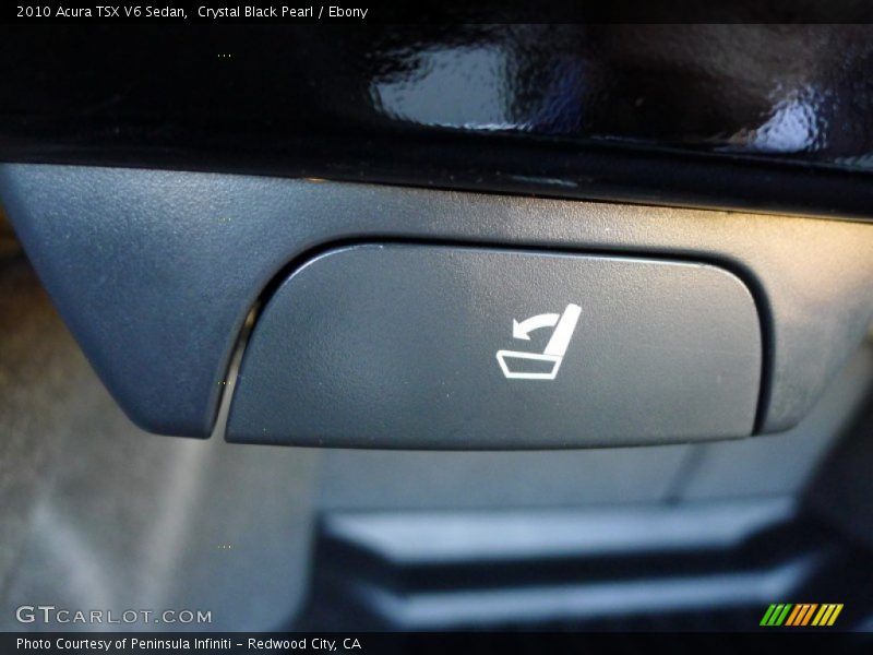 Crystal Black Pearl / Ebony 2010 Acura TSX V6 Sedan