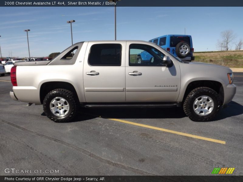 Silver Birch Metallic / Ebony 2008 Chevrolet Avalanche LT 4x4