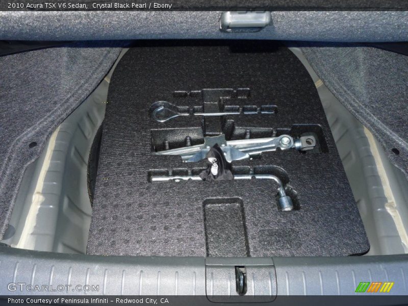 Crystal Black Pearl / Ebony 2010 Acura TSX V6 Sedan