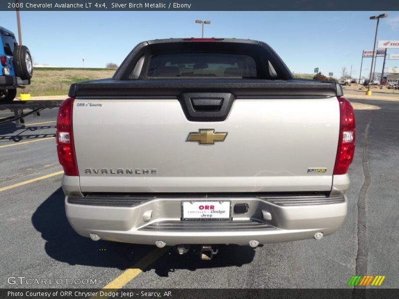 Silver Birch Metallic / Ebony 2008 Chevrolet Avalanche LT 4x4